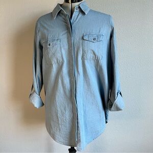 Light Blue Button-Up Shirt